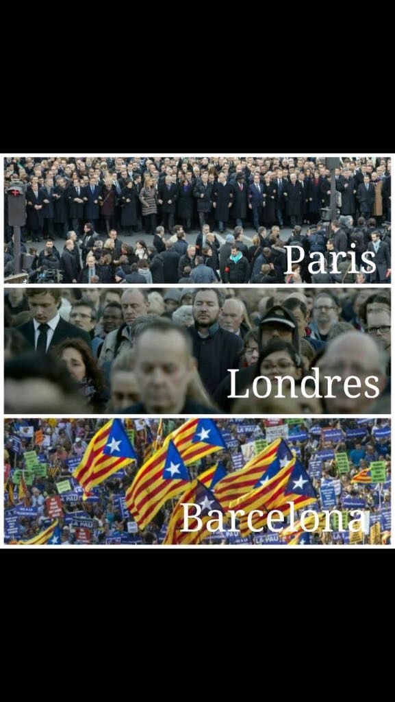 La manifestación de Barcelona