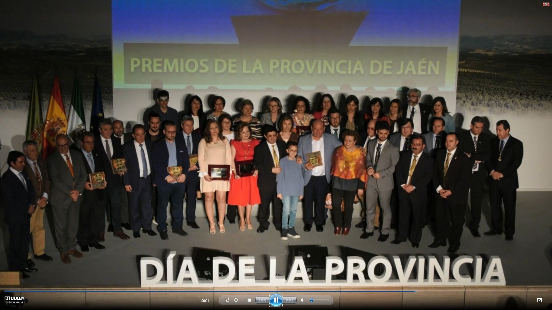 REYES ANIMA A LOS JIENENSES A CREER EN LAS POSIBILIDADES DE ESTA TIERRA EN LA ENTREGA DE LOS V PREMIOS DE LA PROVINCIA