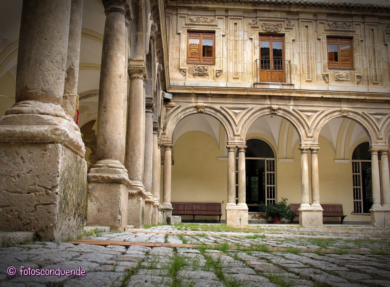 El claustro del Archivo Histórico Provincial podrá visitarse fines de semana y festivos