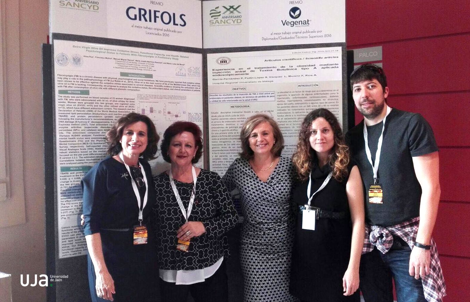 Investigadores de la UJA y la UGR premiados por un trabajo sobre los beneficios del consumo de aceite de oliva en pacientes con fibromialgia