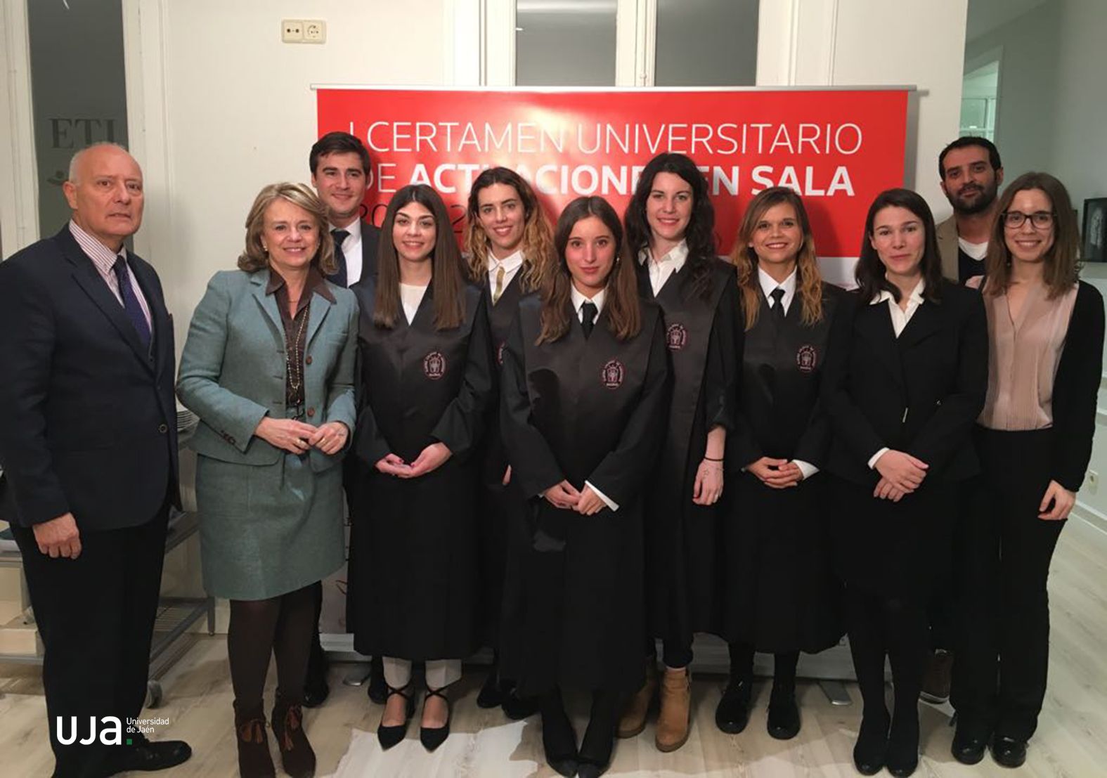 Alumnado del Máster de Abogacía de la UJA participa en el I Certamen Nacional de Actuaciones en Sala