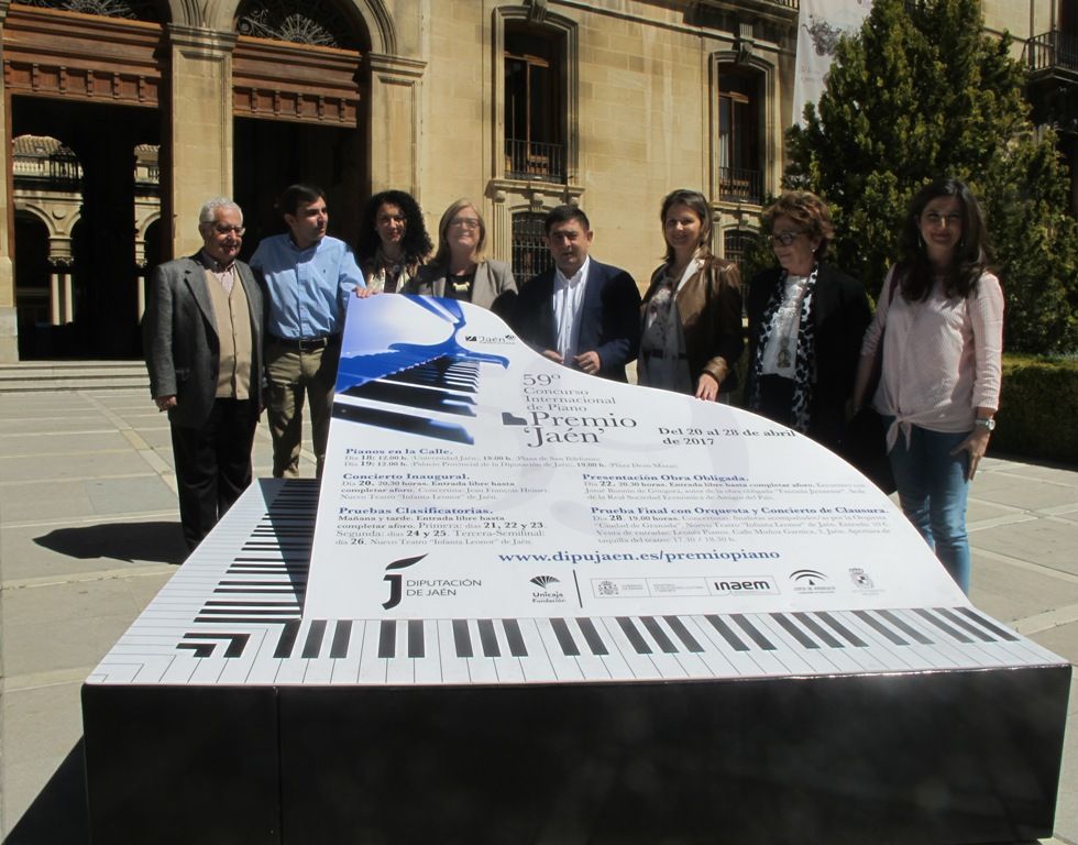Un total de 64 pianistas de 17 nacionalidades se han inscrito para participar en el 59º Premio Jaén de Piano