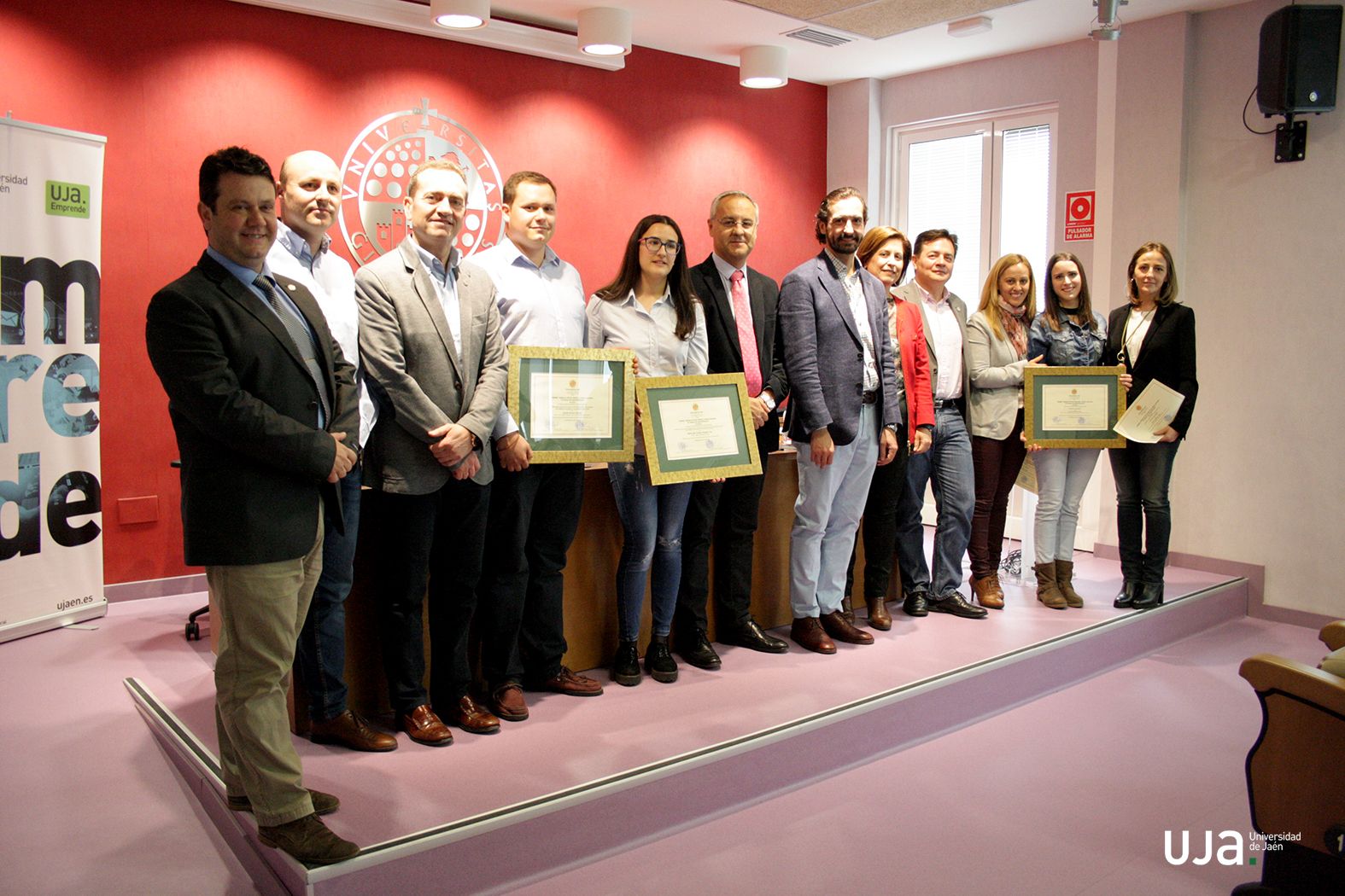 La UJA entrega sus premios a los mejores trabajos de Fin de Grado y Fin de Máster en materia de emprendimiento