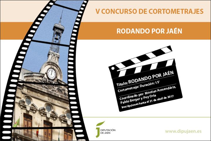 Los 8 cortometrajes finalistas del V «Rodando en Jaén» de la Diputación, convertirán a la provincia en un plató de cine