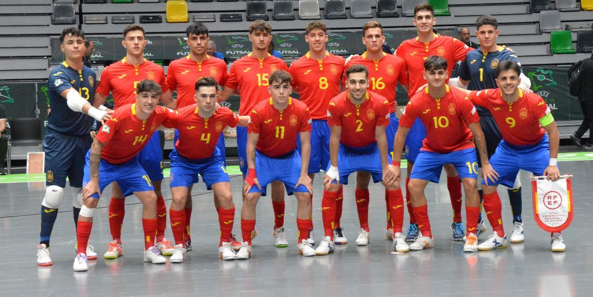 España convence en su debut en la Eurocopa Sub 19 de Futsal (9-0)