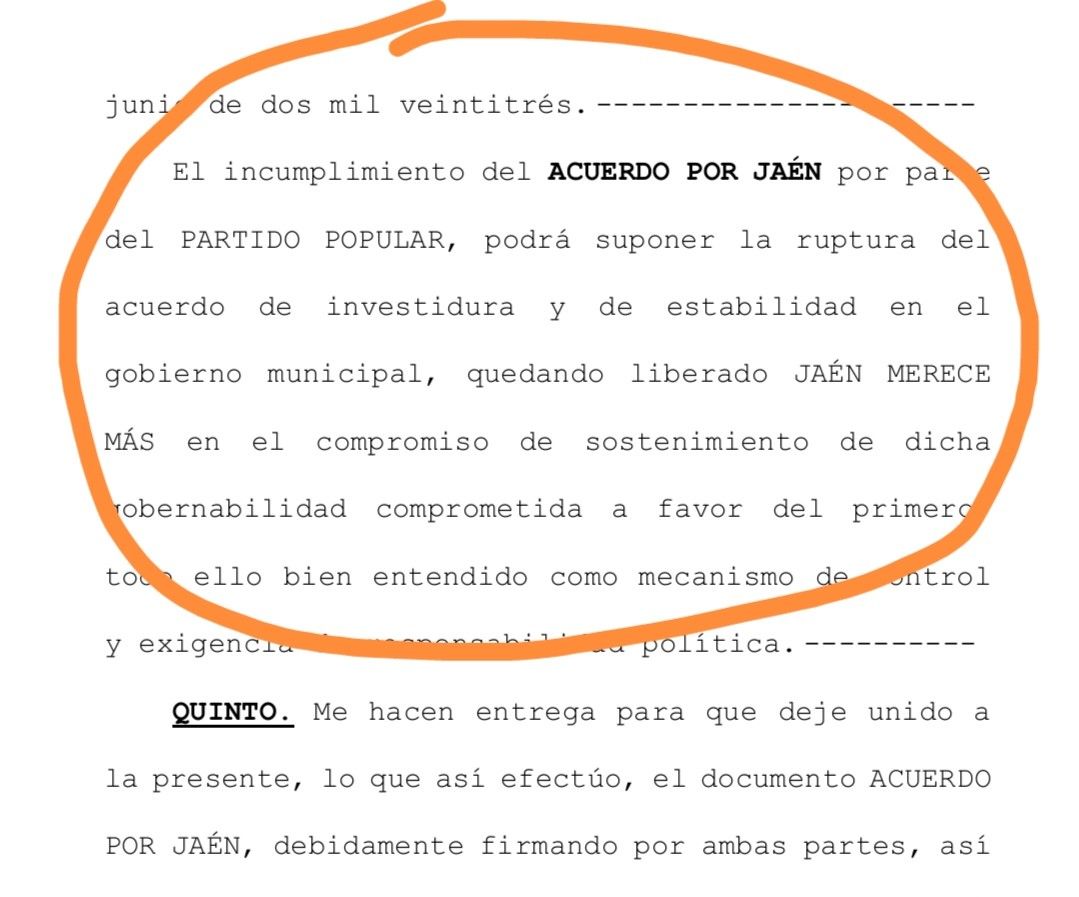 Un ‘Acuerdo por Jaén’ sujeto a los compromisos adquiridos, y si no, ruptura